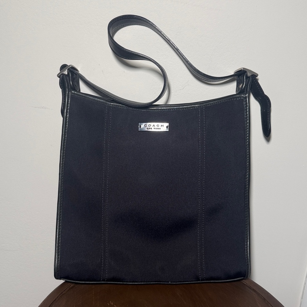 Coach Black Nylon Purse